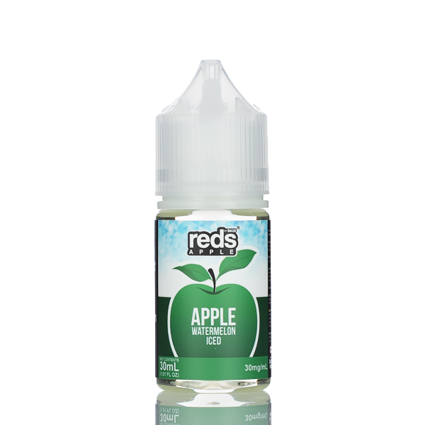 7 Daze Salt Series - Reds Apple Watermelon Iced- 30ml - Black Coral